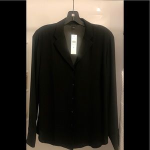 Ann Taylor black blouse